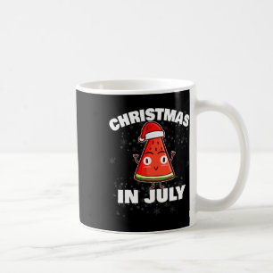 Wassermelonen-Weihnachten im Juli Weihnachtsbaum S Kaffeetasse