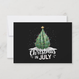 Wassermelonen-Weihnachtsbaum-Christmas-In-July-Som Dankeskarte