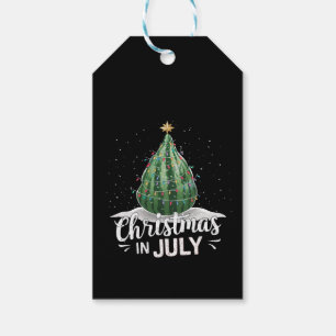 Wassermelonen-Weihnachtsbaum-Weihnachten im Juli S Geschenkanhänger