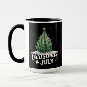 Wassermelonen-Weihnachtsbaum-Weihnachten im Juli S Tasse