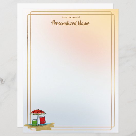 Wassermelonen-Wellen, ungestrichen (Vorne/Hinten)