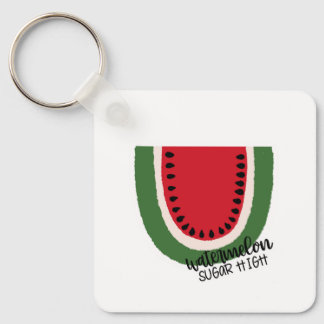 Wassermelonen-Zucker-Schlüsselanhänger Schlüsselanhänger