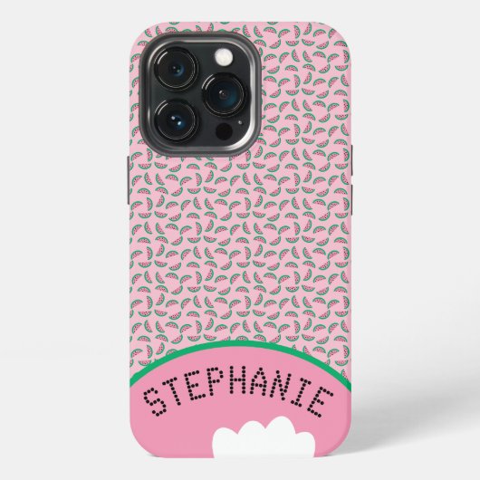 Wassermelonenbiss iPhone Hülle (Hinten)