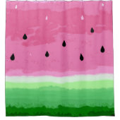 Wassermelonendesign Duschvorhang (Vorderseite)