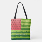 Wassermelonenflagge Tasche (Rückseite)