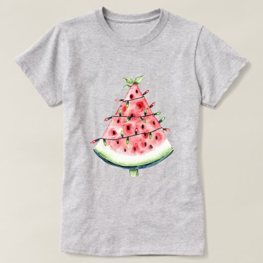 Wassermelonenfruchtlichter T-Shirt (Design vorne)