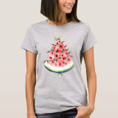 Wassermelonenfruchtlichter T-Shirt (Vorderseite)
