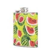 Wassermelonenmuster 2 flachmann (Links)
