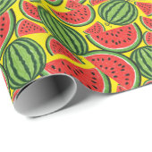 Wassermelonenmuster Geschenkpapier (Rolleneckpunkt)
