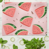 Wassermelonenmuster Geschirrtuch (Gefaltet)