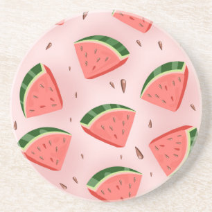 Wassermelonenmuster Getränkeuntersetzer