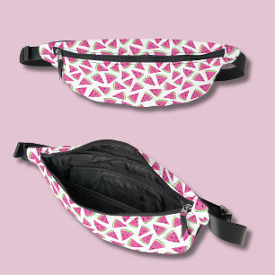 Wassermelonenmuster in Rosa Bauchtasche