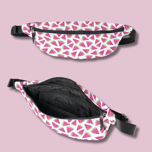 Wassermelonenmuster in Rosa Bauchtasche