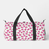 Wassermelonenmuster in Rosa Duffle Bag (Vorderseite)