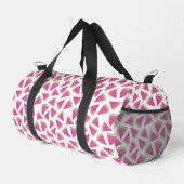 Wassermelonenmuster in Rosa Duffle Bag (Rechte Ecke)