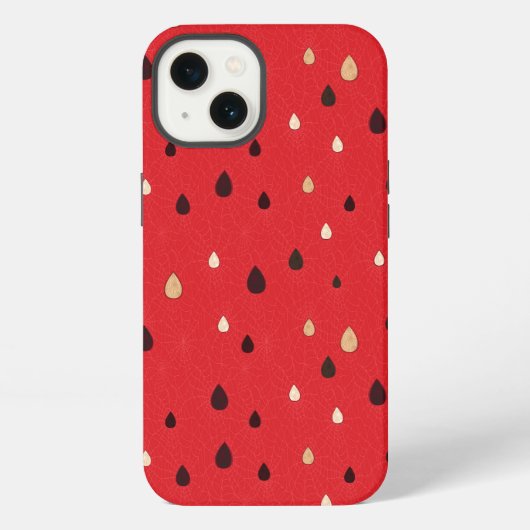 Wassermelonenmuster iPhone Hülle (Rückseite)