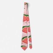 Wassermelonenmuster Krawatte (Vorderseite)