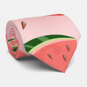 Wassermelonenmuster Krawatte (Gerollt)