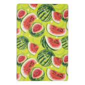 Wassermelonenmuster Mini Klemmbrett (Rückseite)