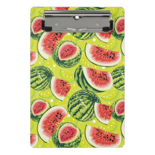 Wassermelonenmuster Mini Klemmbrett