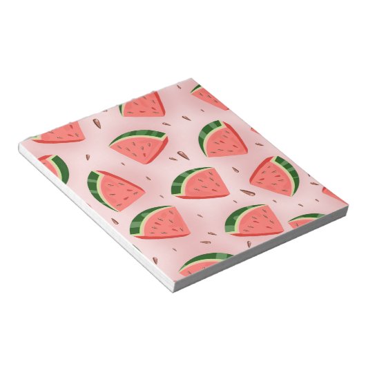 Wassermelonenmuster Notizblock (angewinkelt)