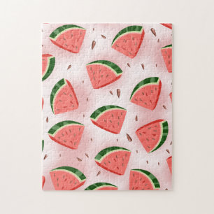 Wassermelonenmuster Puzzle