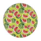 Wassermelonenmuster Schneidebrett (Vorderseite)