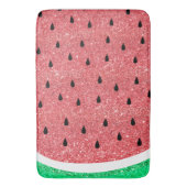 Wassermelonenscheibe für simulierten Glitzer Badematte (Vorderseite Vertikal)