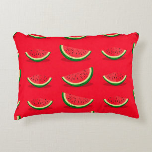 Wassermelonenscheiben Dekokissen