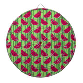 Wassermelonenstücke-Muster Dartscheibe (vorne)