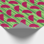 Wassermelonenstücke-Muster Geschenkpapier (Ecke)