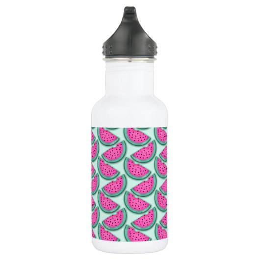 Wassermelonescheibedruck Trinkflasche (Rechts)