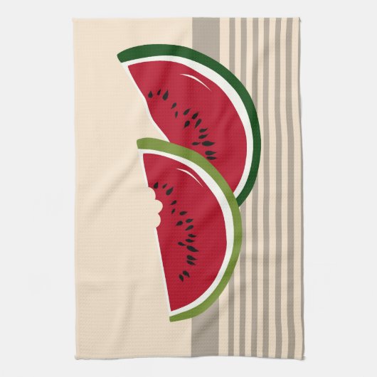 Wassermelonescheiben Handtuch (Vertikal)