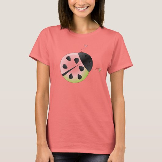 Wassermelonladybug2 T-Shirt (Vorderseite)
