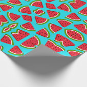 Wassermelonmuster Geschenkpapier (Ecke)