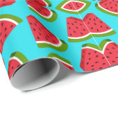 Wassermelonmuster Geschenkpapier (Rolleneckpunkt)