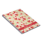 Wassermelonmuster mit eigenem Namen oder Namen Notizblock (Rechte Seite)