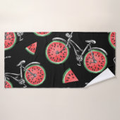 Wassermelonrad Fahrräder, Sommermuster. Badehandtuch (Badehandtuch)