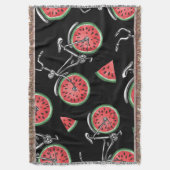 Wassermelonrad Fahrräder, Sommermuster. Decke (Vorderseite Vertikal)