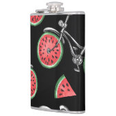 Wassermelonrad Fahrräder, Sommermuster. Flachmann (Links)