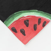 Wassermelonrad Fahrräder, Sommermuster. Fleecedecke (Ecke)