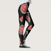 Wassermelonrad Fahrräder, Sommermuster. Leggings (Rechts)