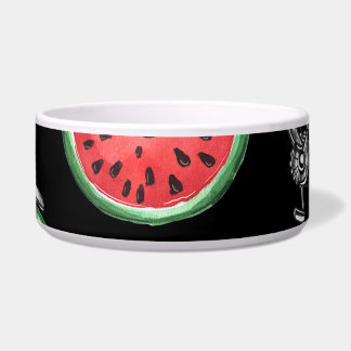 Wassermelonrad Fahrräder, Sommermuster. Napf