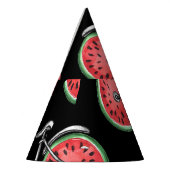 Wassermelonrad Fahrräder, Sommermuster. Partyhütchen (Links)