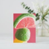 Wassermelonspeer Postkarte (Stehend Vorderseite)