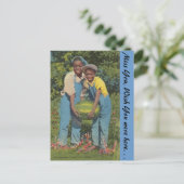 Wassermelonzeit in Dixieland Postkarte (Stehend Vorderseite)