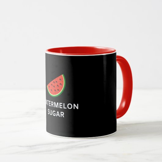 Wassermelonzucker Tasse (VorderseiteRechts)