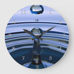 Wassermenge 4 große wanduhr