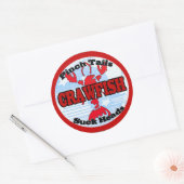 Wassermesserabdeckung Crawfish Runder Aufkleber (Umschlag)