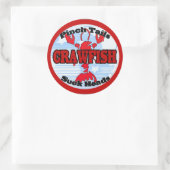 Wassermesserabdeckung Crawfish Runder Aufkleber (Tasche)